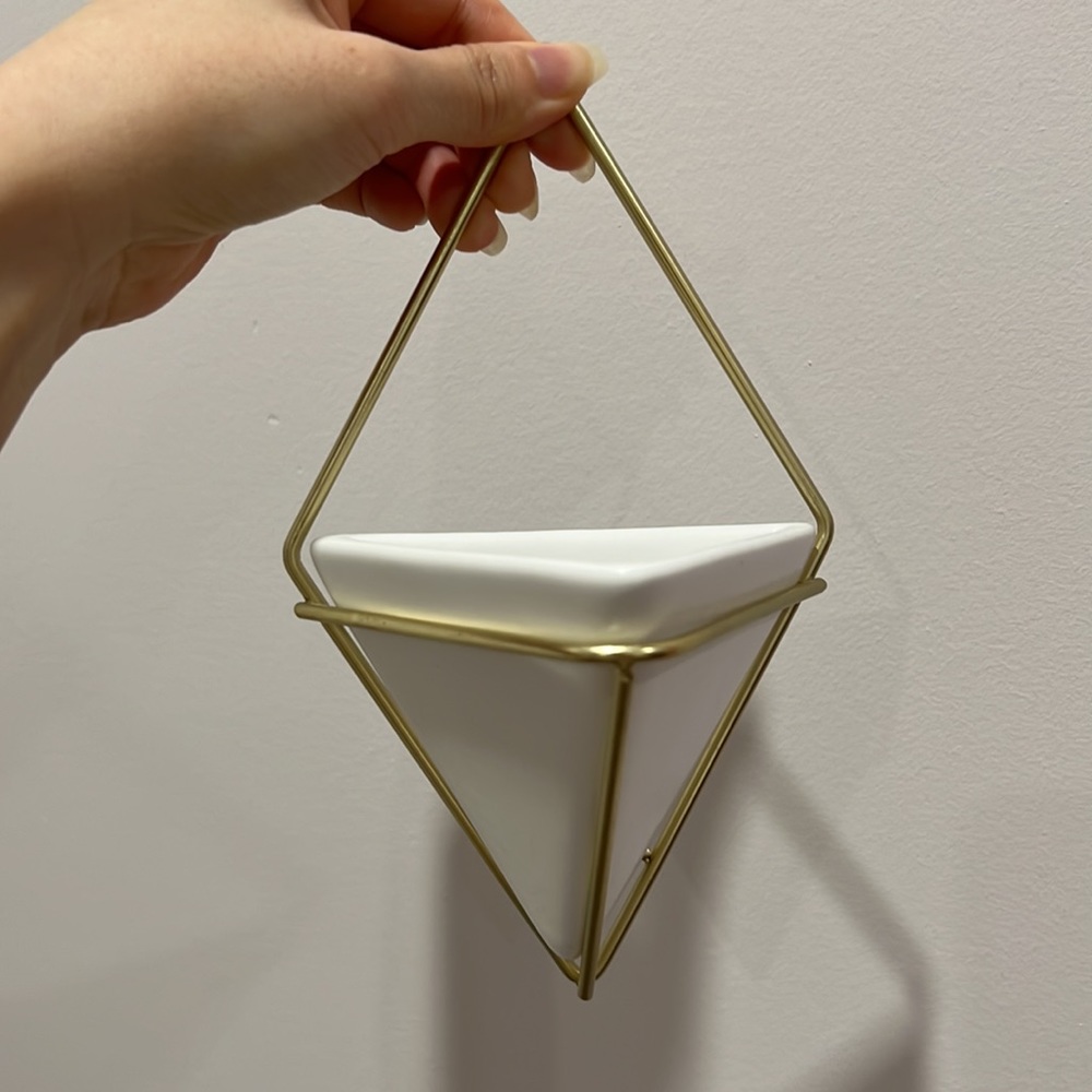 Umbra trigg mini planters (one used)